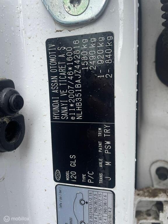 LOSSE ONDERDELEN Hyundai i20 2018 1.2 G3LA 112375 km, Gebruikt, Ophalen of Verzenden, Hyundai