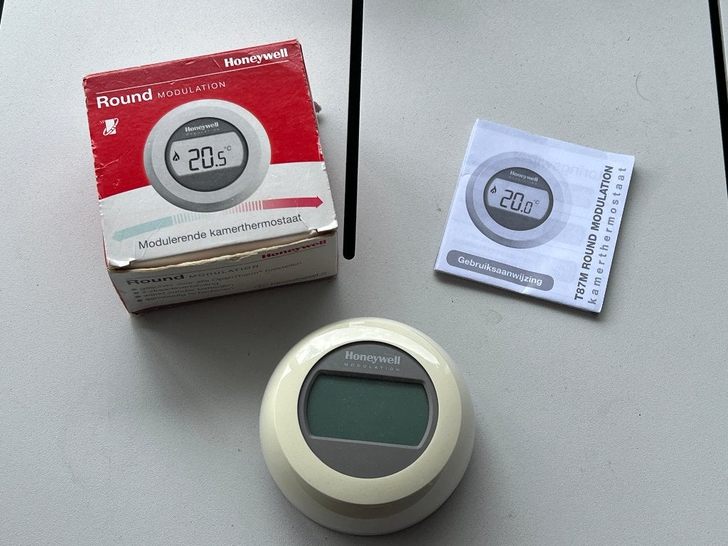 Honeywell modulerende kamer thermostaat, netjes, Ophalen of Verzenden, Gebruikt