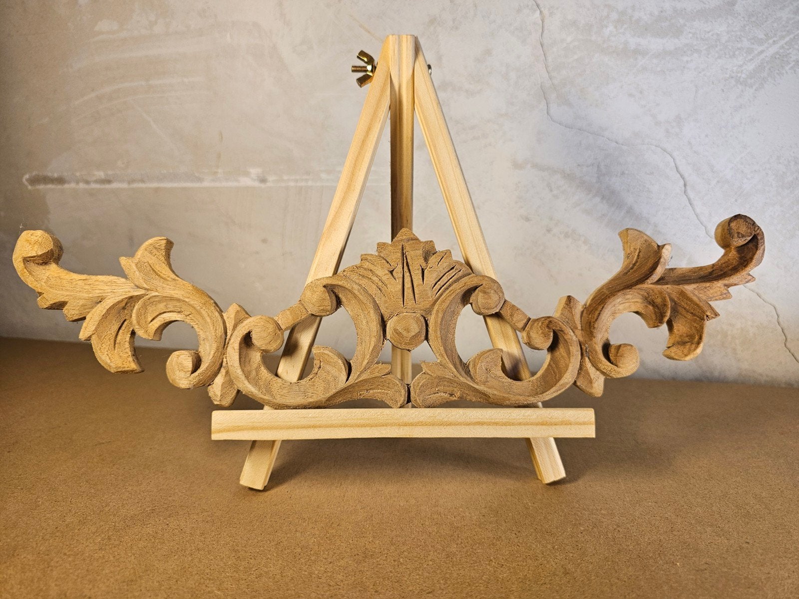 Handgesneden houten ornament - Barokstijl, Antiek en Kunst, Kunst | Beelden en Houtsnijwerken, Ophalen of Verzenden, Hout