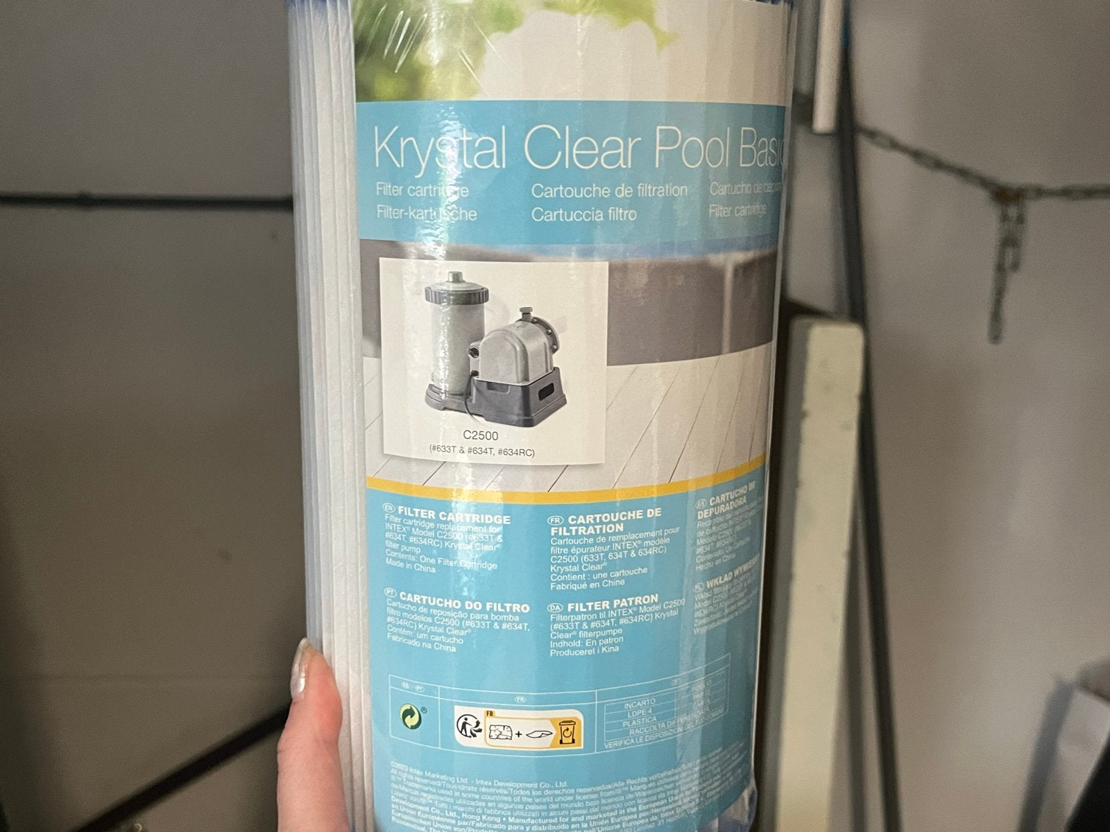Intex Krystal Clear filterpomp B met slangen en filters, Ophalen, Zo goed als nieuw, Zwembadpomp