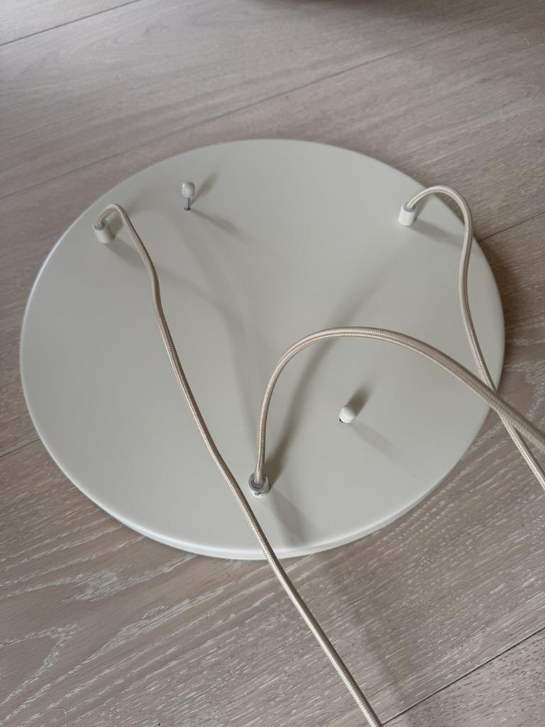 Hanglamp met 3 fittingen, beige, Ophalen, Nieuw, Metaal, 75 cm of meer