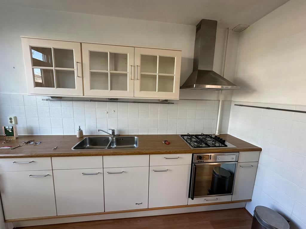 Complete Bruynzeel Keuken, Huis en Inrichting, Ophalen, Gebruikt, Wit, Enkelwandige keuken
