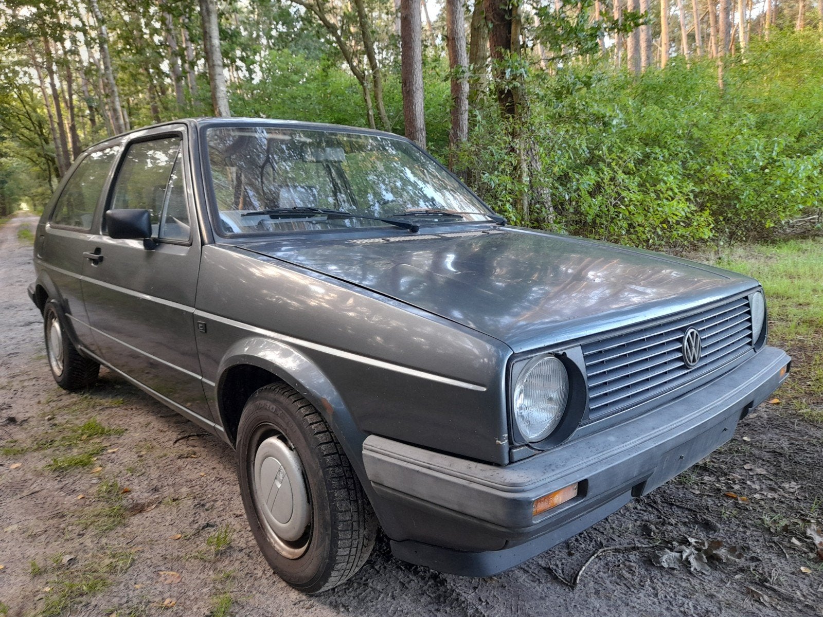 Vw Golf ll Diesel Belastingvrij! 178.000 km 5 bak!, Voorwielaandrijving, Stof, 54 pk, 4 cilinders