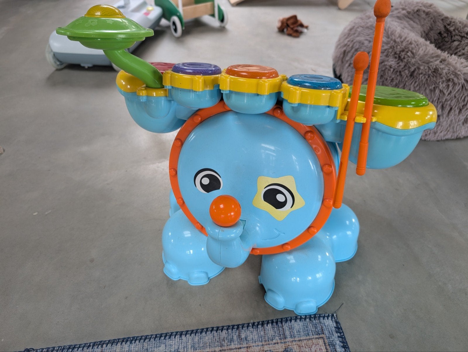 VTech drumstel, 100% in orde en compleet, Kinderen en Baby's, Ophalen of Verzenden, Zo goed als nieuw, 6 maanden tot 2 jaar