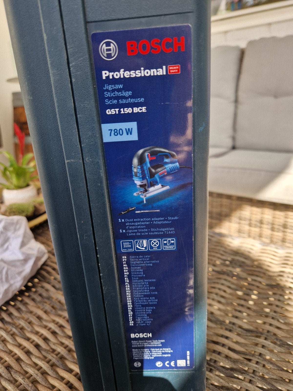 Bosch Professional Decoupeerzaag GST 150 BCE 780W, Gebruikt, Bosch Professional, 600 tot 1200 watt, Ophalen of Verzenden