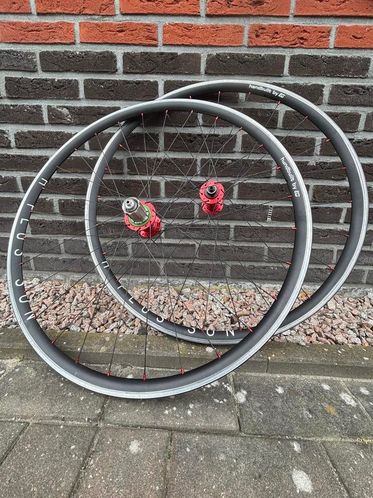 H plus Son Archetype / Hope RS 4 wielset velgrem racefiets, Fietsen en Brommers, Fietsonderdelen, Zo goed als nieuw, Aluminium