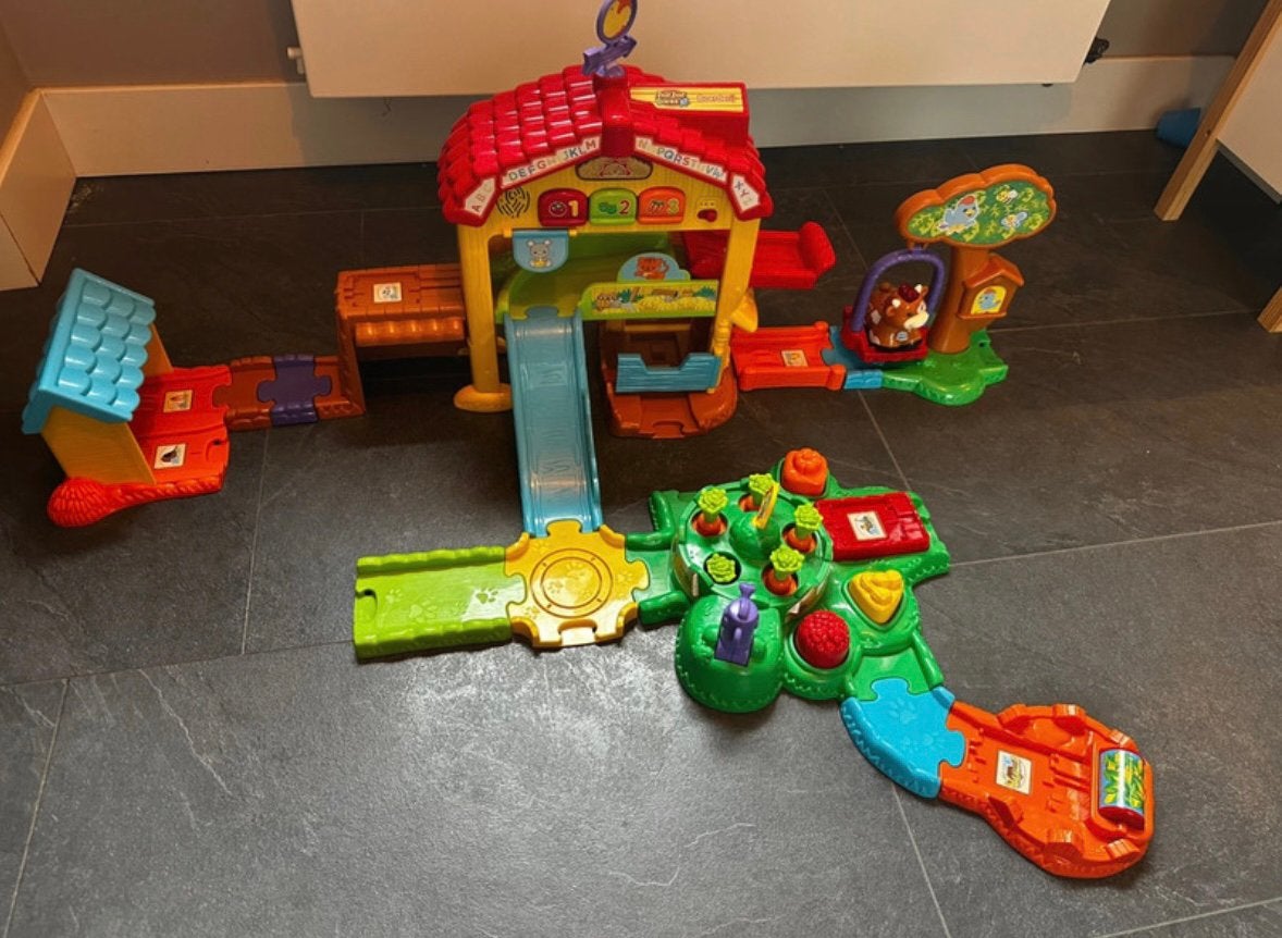 VTech Toet Toet Dieren Dierenboerderij Speelset + Koe, Ophalen of Verzenden, Gebruikt, 2 tot 4 jaar