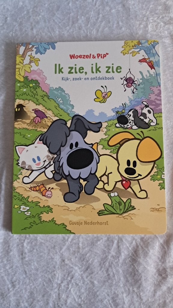 zgan Woezel en pip Ik zie, ik zie, Kijk-, Zoek-, ontdek boek, Ophalen of Verzenden, Zo goed als nieuw, Guusje Nederhorst, Fictie algemeen