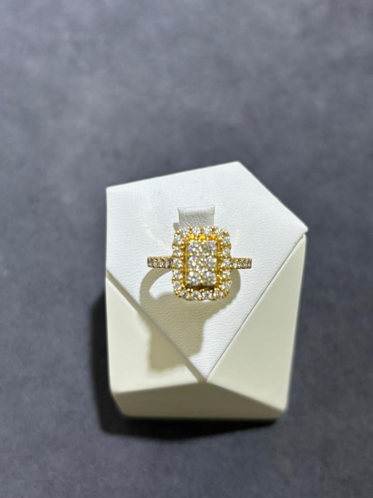 Diamond Bagutte Ring, Ophalen, 20 of groter, Nieuw, Dame