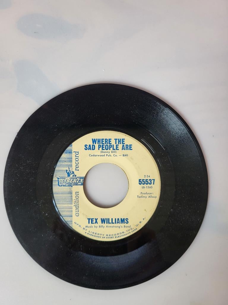 Tex Williams, Ophalen of Verzenden, Gebruikt, Overige formaten
