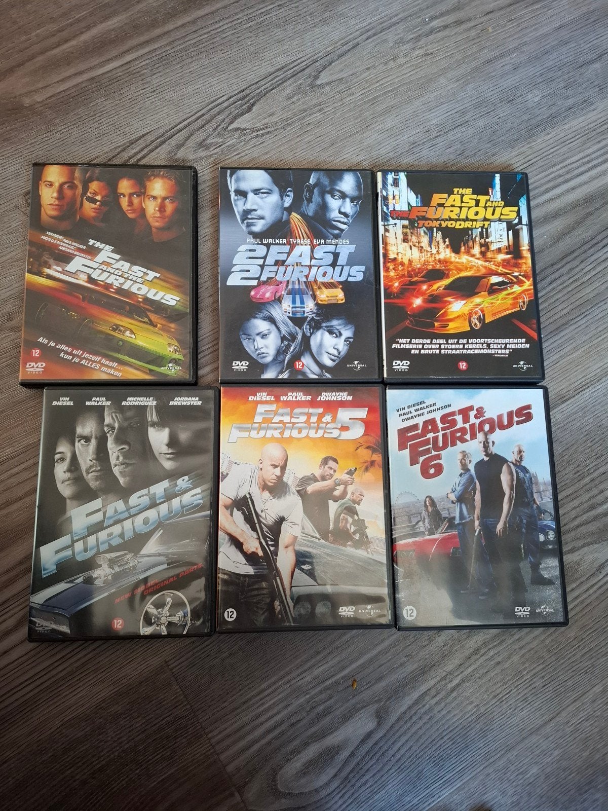 Fast & Furious DVD Boxset - Deel 1, 2, 3, 4, 5 & 6, Engels, Nederlands, Ophalen of Verzenden, Zo goed als nieuw