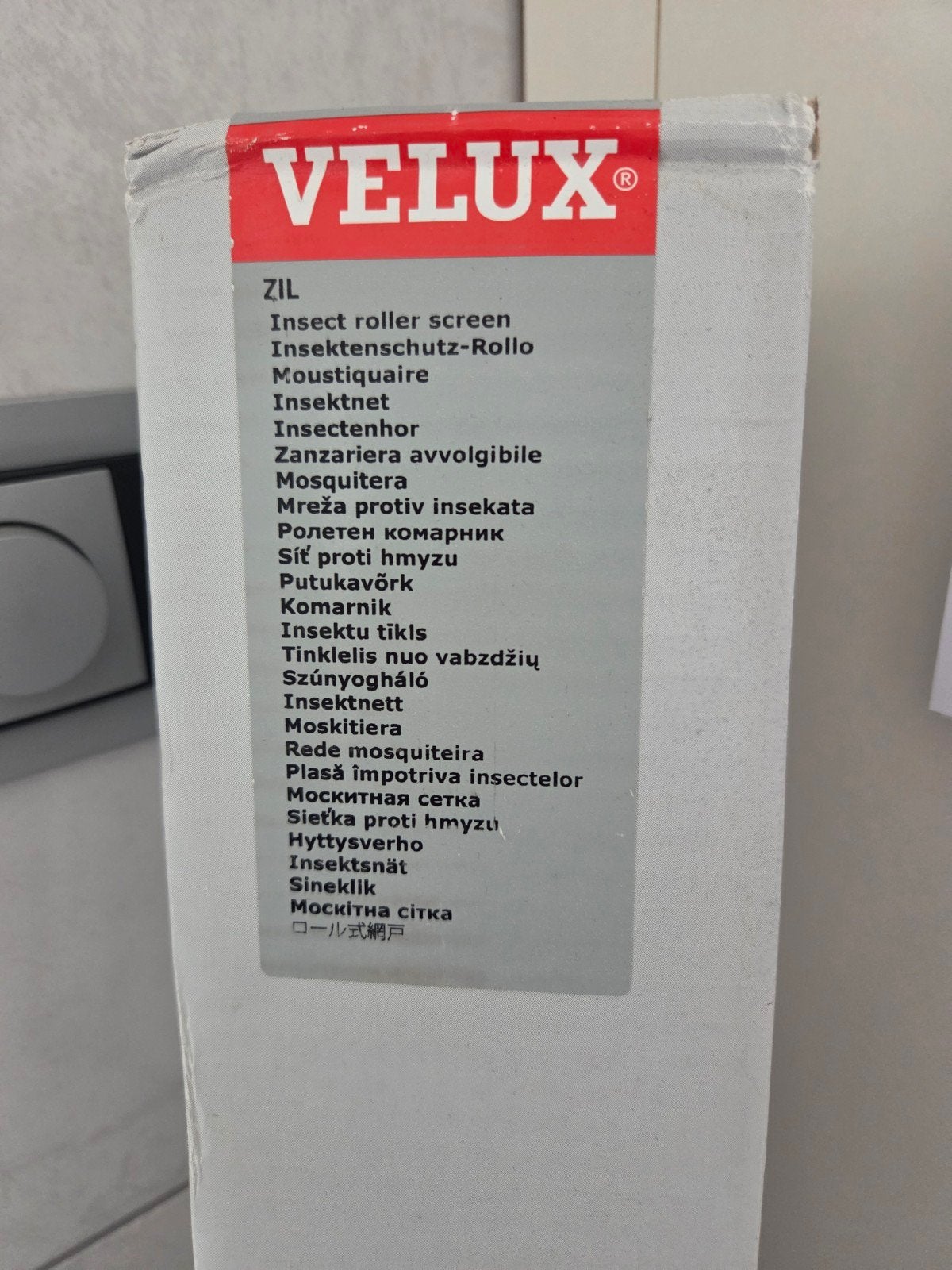 Nieuw! VELUX ZIL Insectenrolgordijn, Doe-het-zelf en Verbouw, Ophalen, Nieuw, 160 cm of meer, 120 tot 160 cm