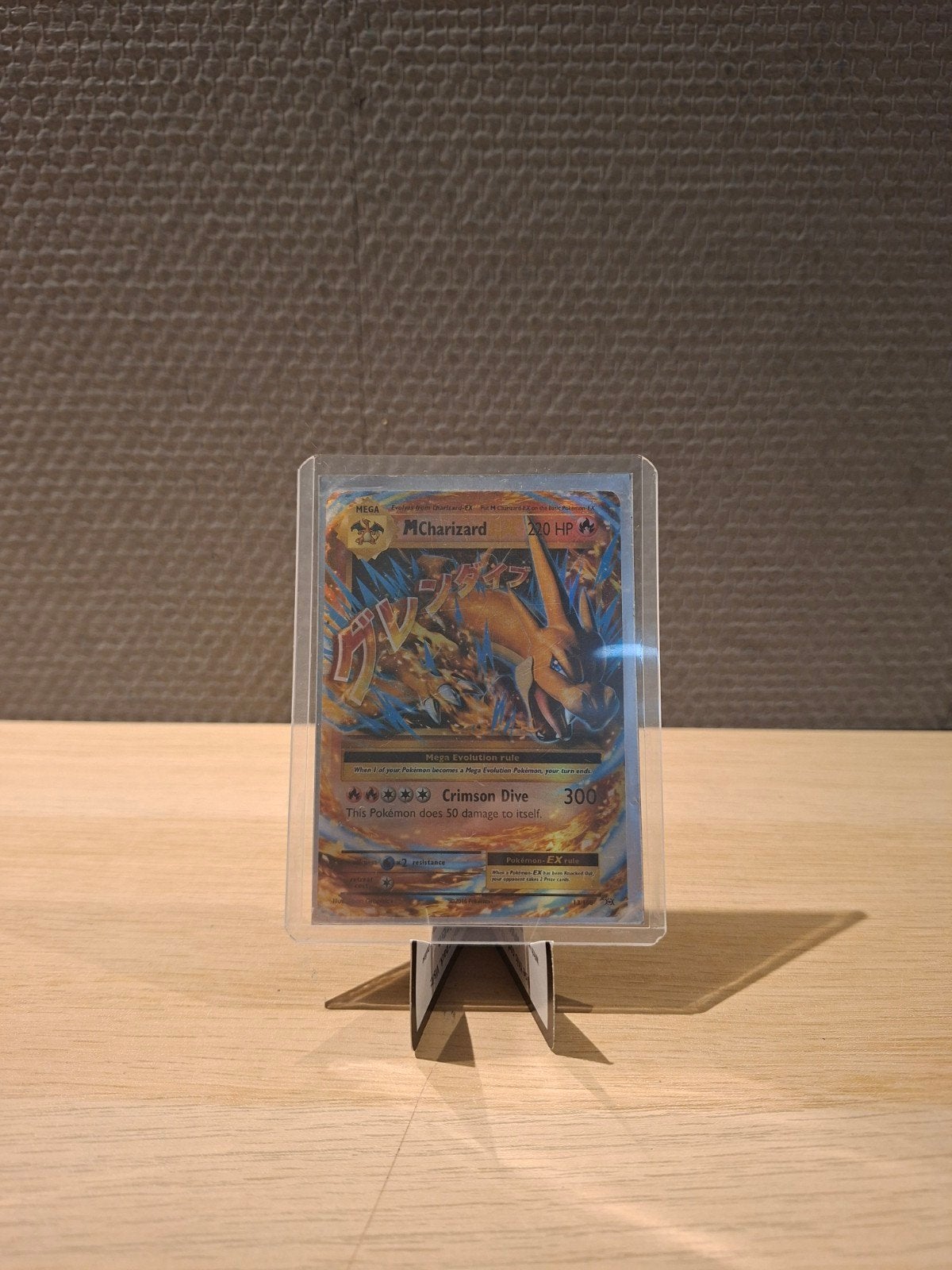 M Charizard EX Pokémon kaart - Lightly Played- 13/108, Ophalen of Verzenden, Gebruikt, Losse kaart