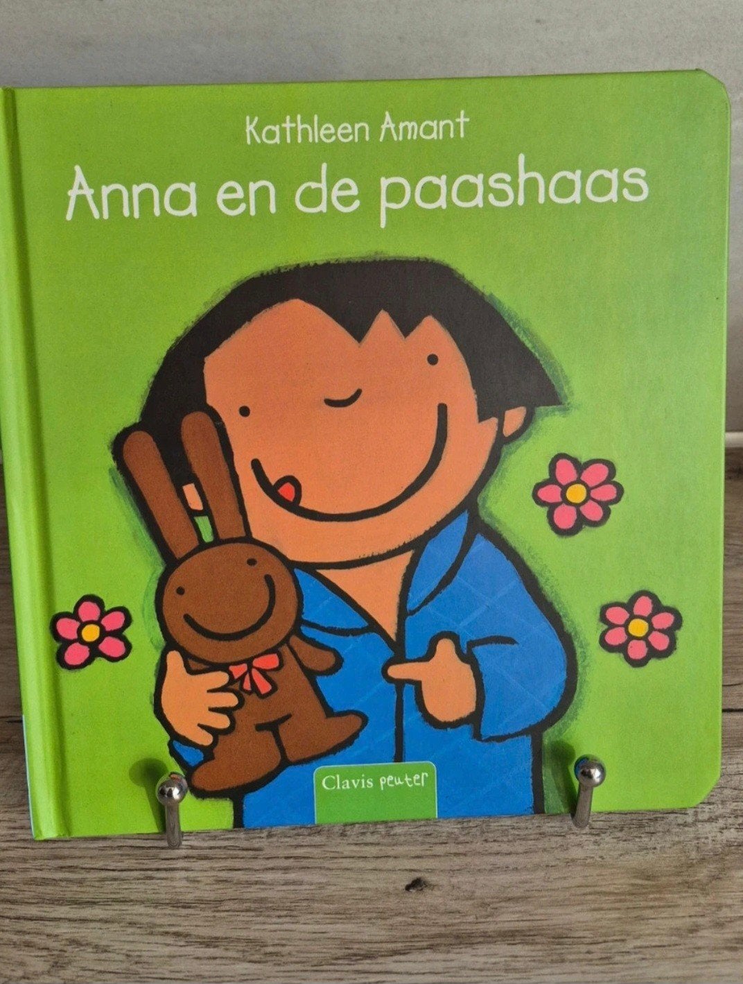 Anna en de paashaas - Kathleen Amant (Clavis peuter), Ophalen of Verzenden, 2 tot 3 jaar, Uitklap-, Voel- of Ontdekboek, Kathleen Amant
