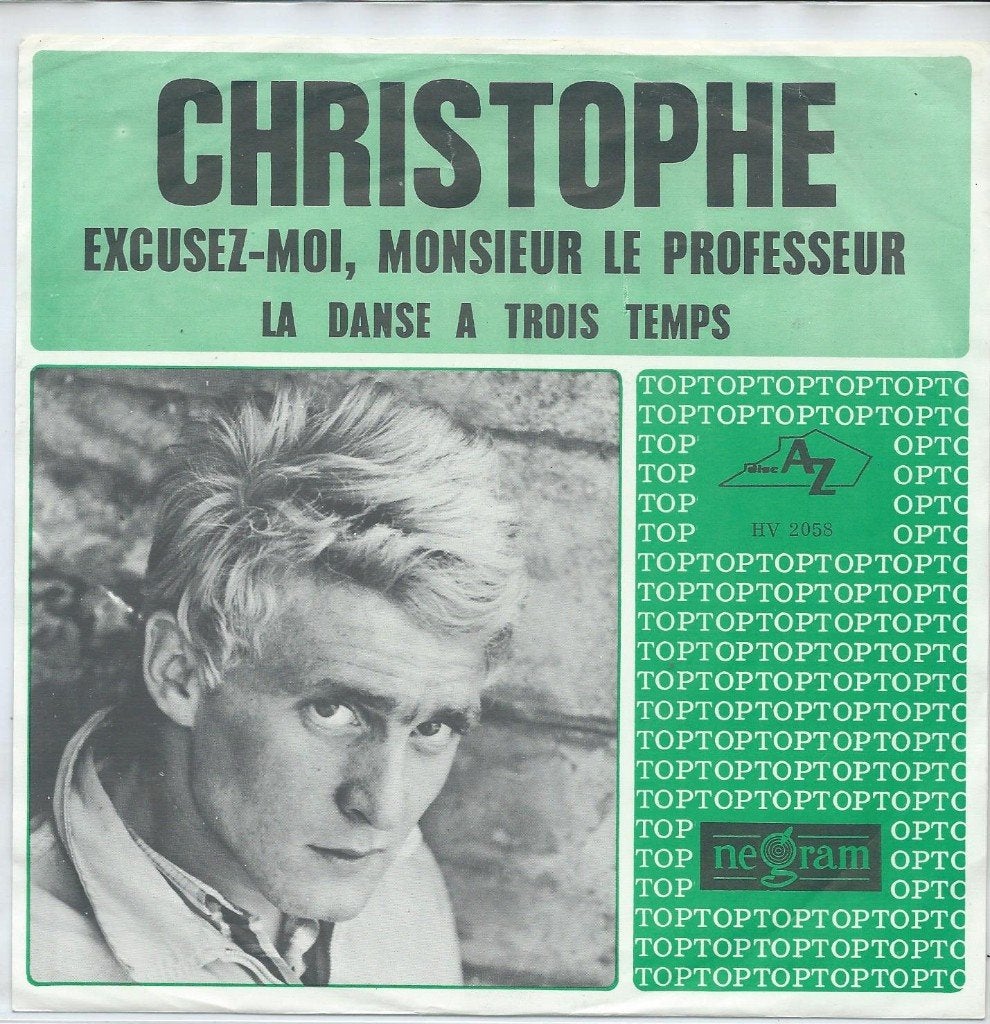 Christophe- Excusez- moi, Monsieur le Professeur, 7 inch, Ophalen of Verzenden, Zo goed als nieuw, Pop