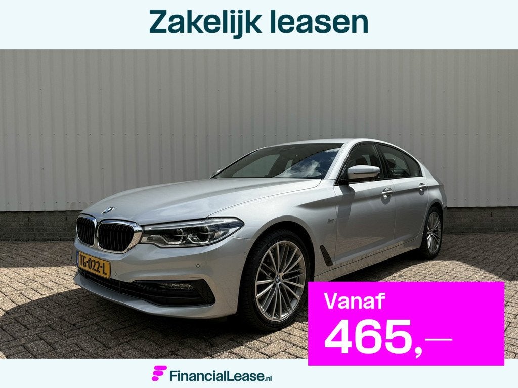 BMW 5-serie 520i High Executive Sport Line Automaat, Leder,, Automaat, 1998 cc, Achterwielaandrijving, Gebruikt