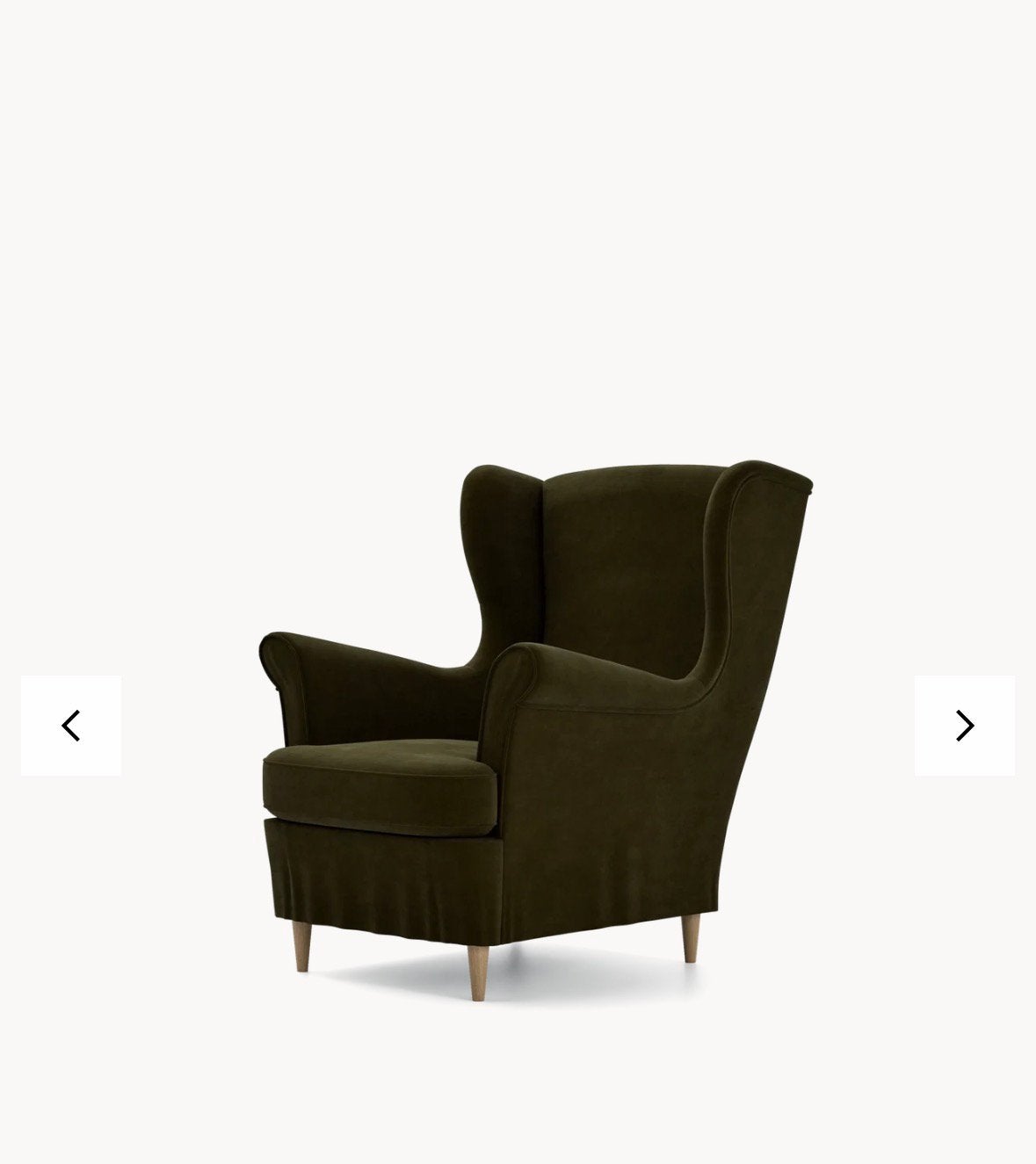 Stoelhoes Ikea Strandmon, Huis en Inrichting, Fauteuils, Minder dan 50 cm, 75 tot 100 cm, Ophalen of Verzenden, Zo goed als nieuw