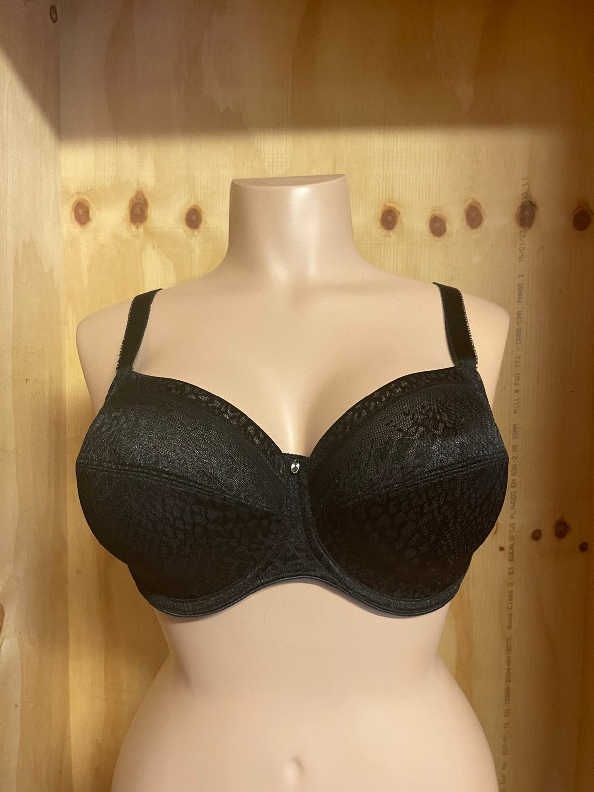 Fantasie bh maat 75g - 80g - 85g model envisage, Verzenden, Zwart, BH