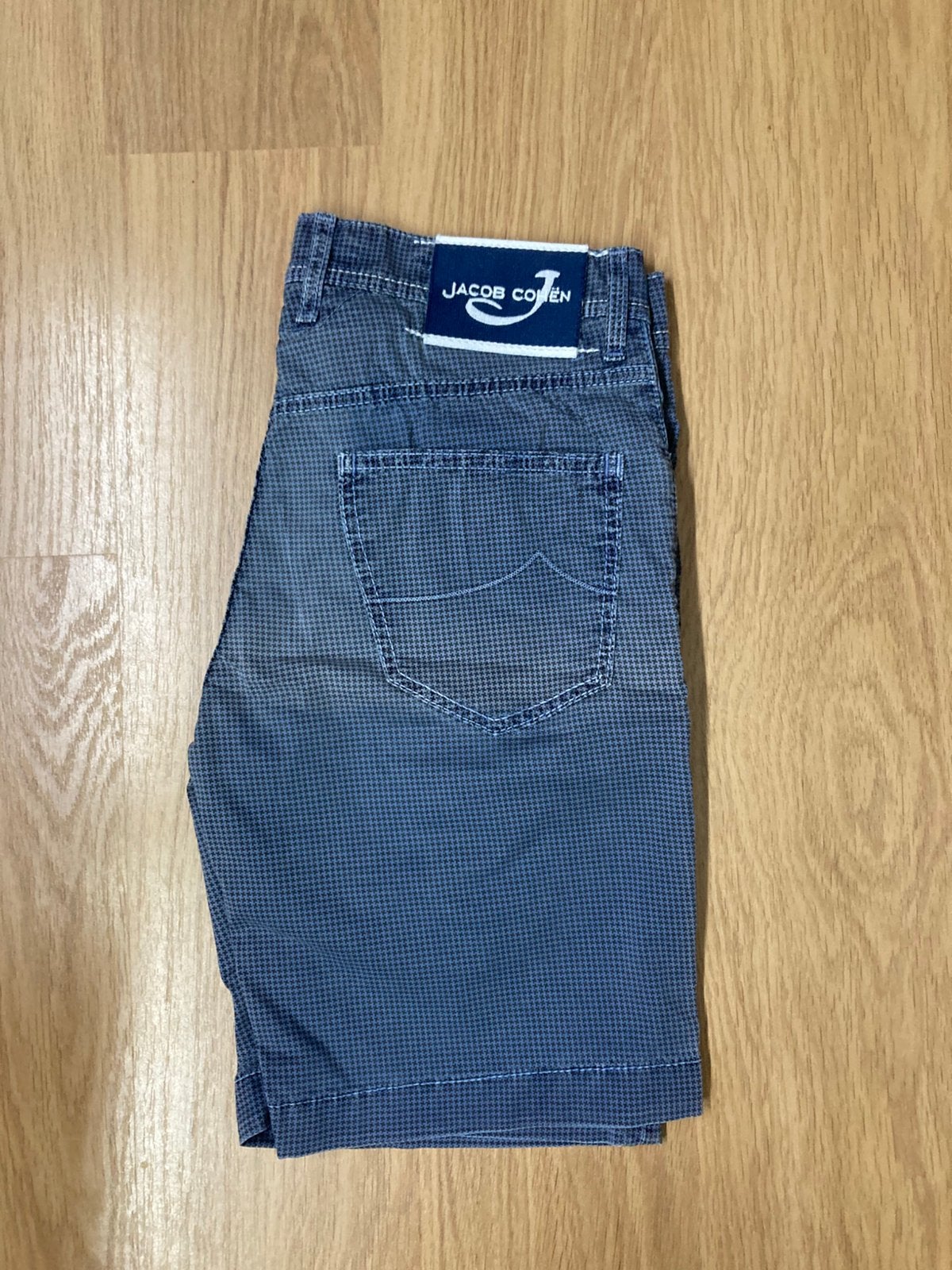 Jacob Cöhen J6636 Korte broek - Bermuda - 29 - Blue patern, Blauw, W32 (confectie 46) of kleiner, Ophalen of Verzenden, Zo goed als nieuw
