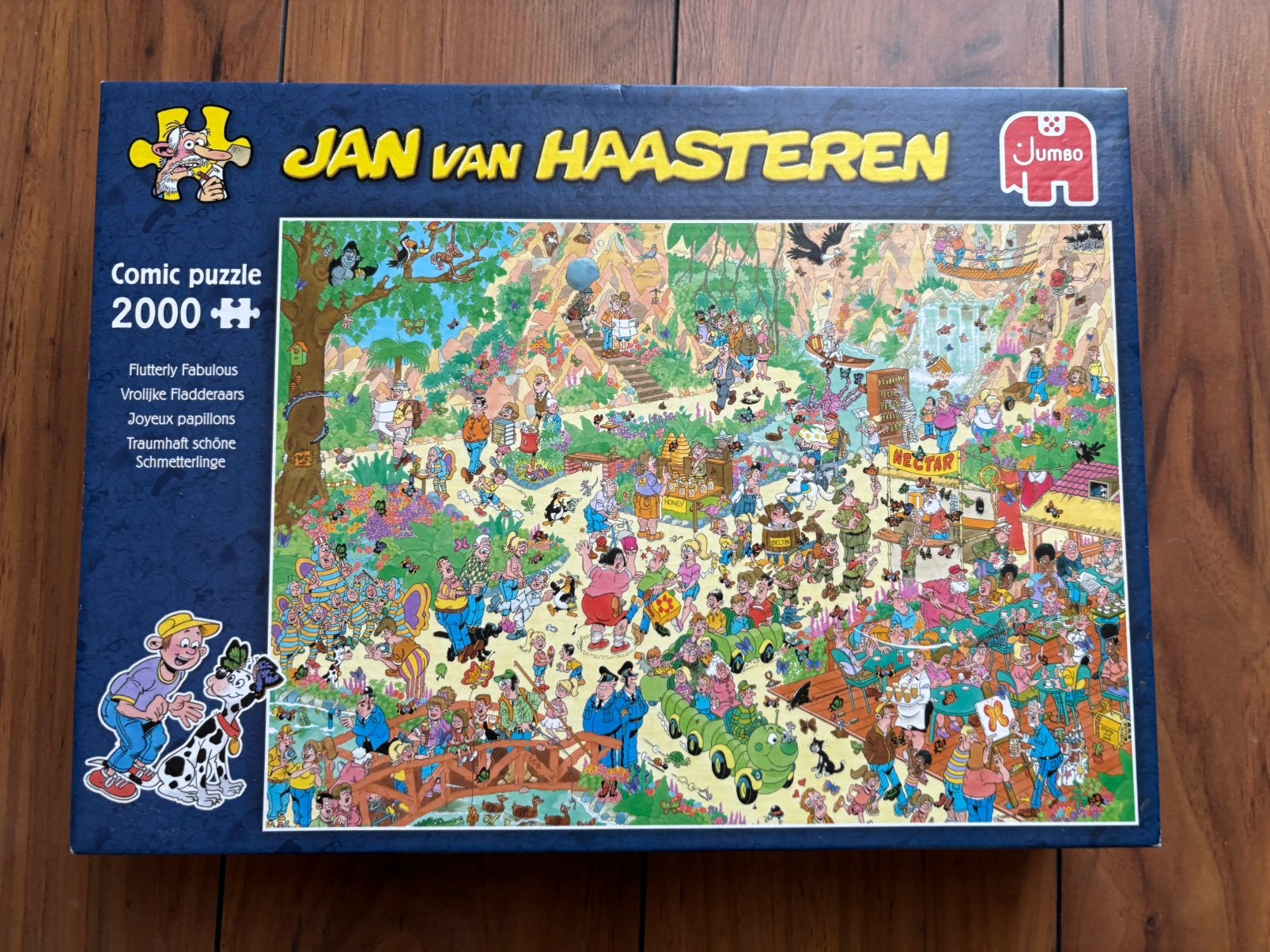 Jan van Haasteren - Vrolijke Fladderaars - 2000st, Ophalen of Verzenden, 500 t/m 1500 stukjes, Zo goed als nieuw