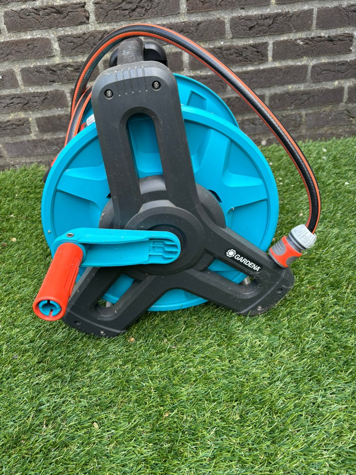 Gardena haspel 15 meter, Tuin en Terras, Ophalen, Zo goed als nieuw
