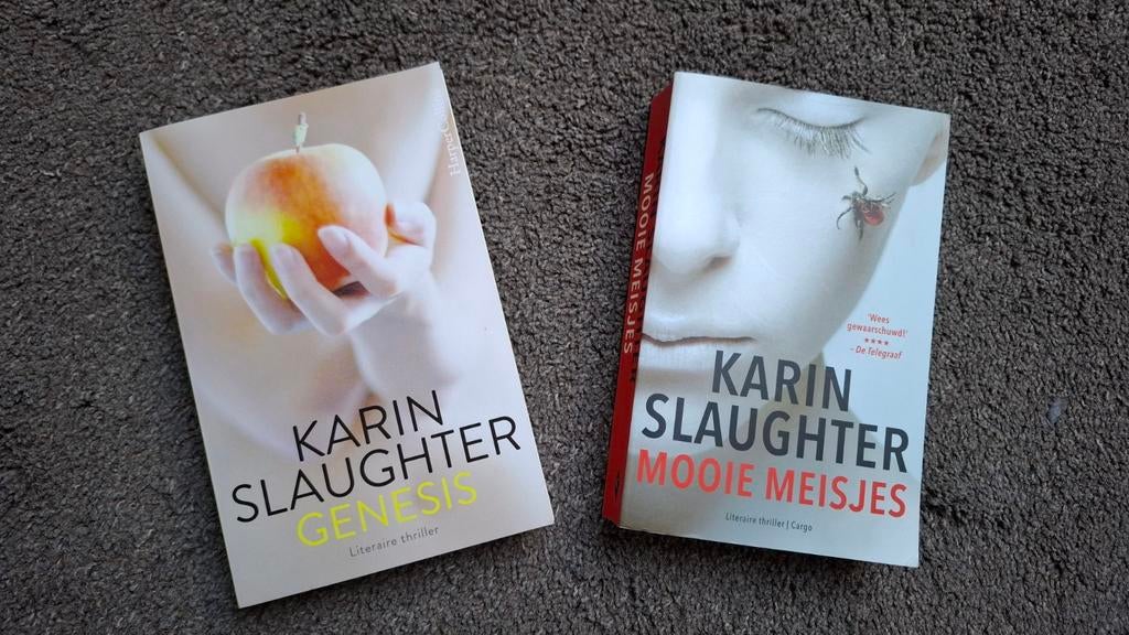 Boeken Karin Slaughter: Genesis en Mooie meisjes., Ophalen of Verzenden, Zo goed als nieuw, Karin Slaughter