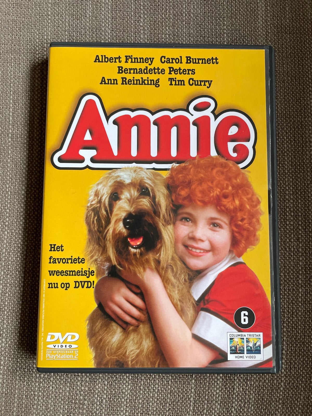 Annie dvd - Het favoriete weesmeisje, Cd's en Dvd's, Dvd's | Kinderen en Jeugd, Ophalen of Verzenden, Zo goed als nieuw, Komedie