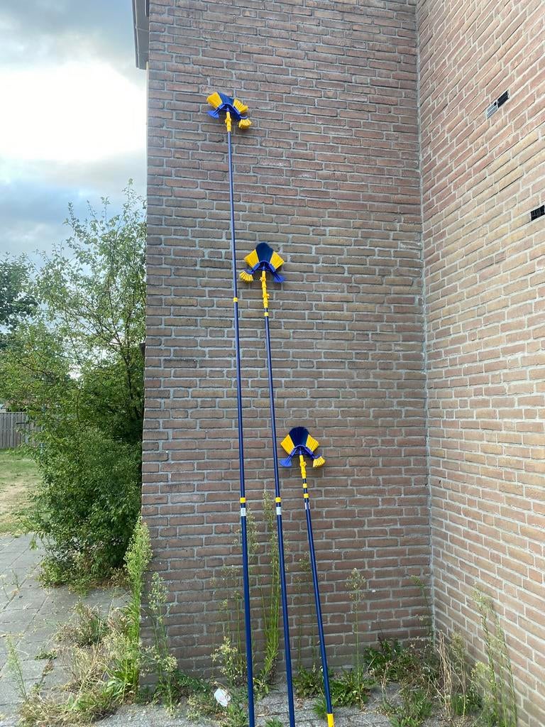 Telescoop borstel, Ophalen, Schoonmaakmiddel