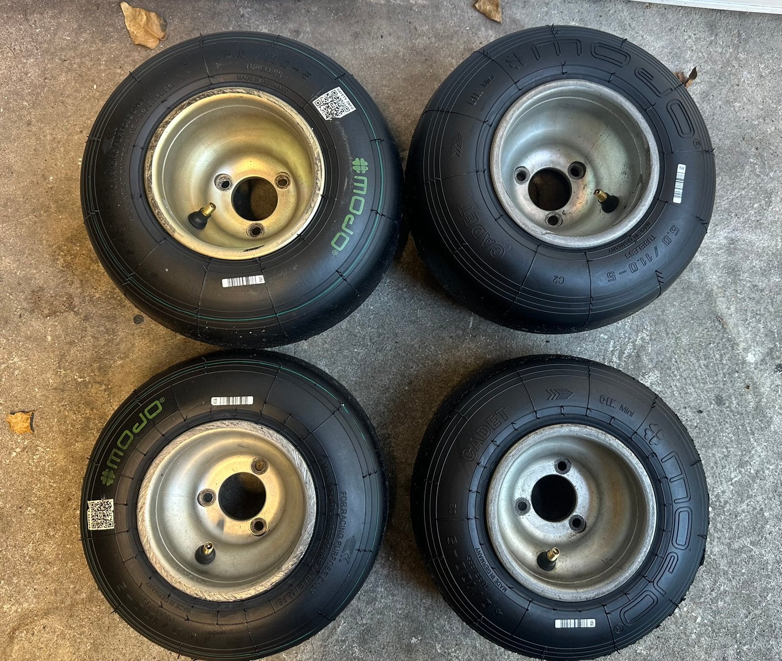 Set OTK MXC Magnesium Mini Velgen., Sport en Fitness, Ophalen, Zo goed als nieuw, Onderdelen Kart