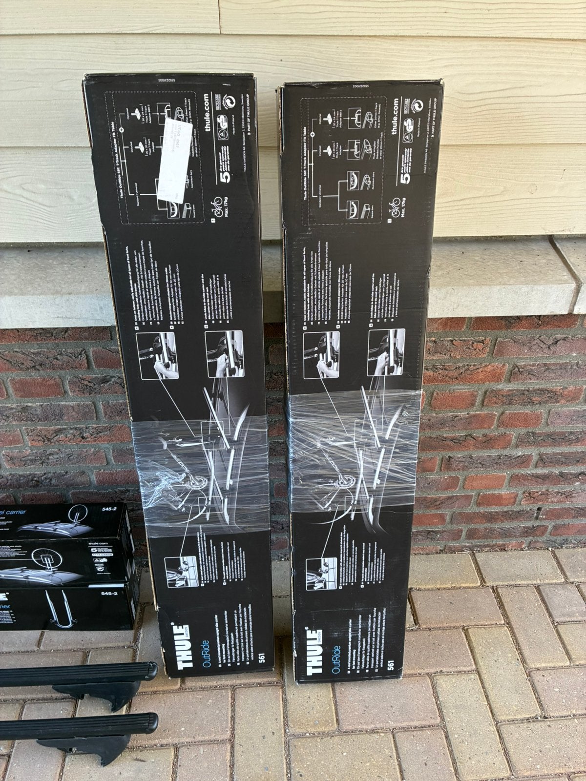 Nieuw in doos: Complete Thule OutRide 561 set voor 2 fietsen, Ophalen, 2 fietsen, Nieuw, Dakdrager