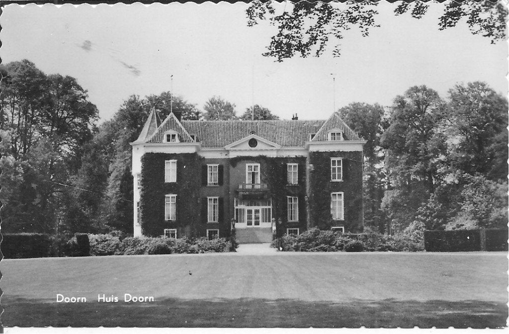Oude ansichtkaart Huis Doorn, Utrecht, Verzamelen, Ansichtkaarten | Nederland, Ophalen of Verzenden, 1960 tot 1980, Ongelopen