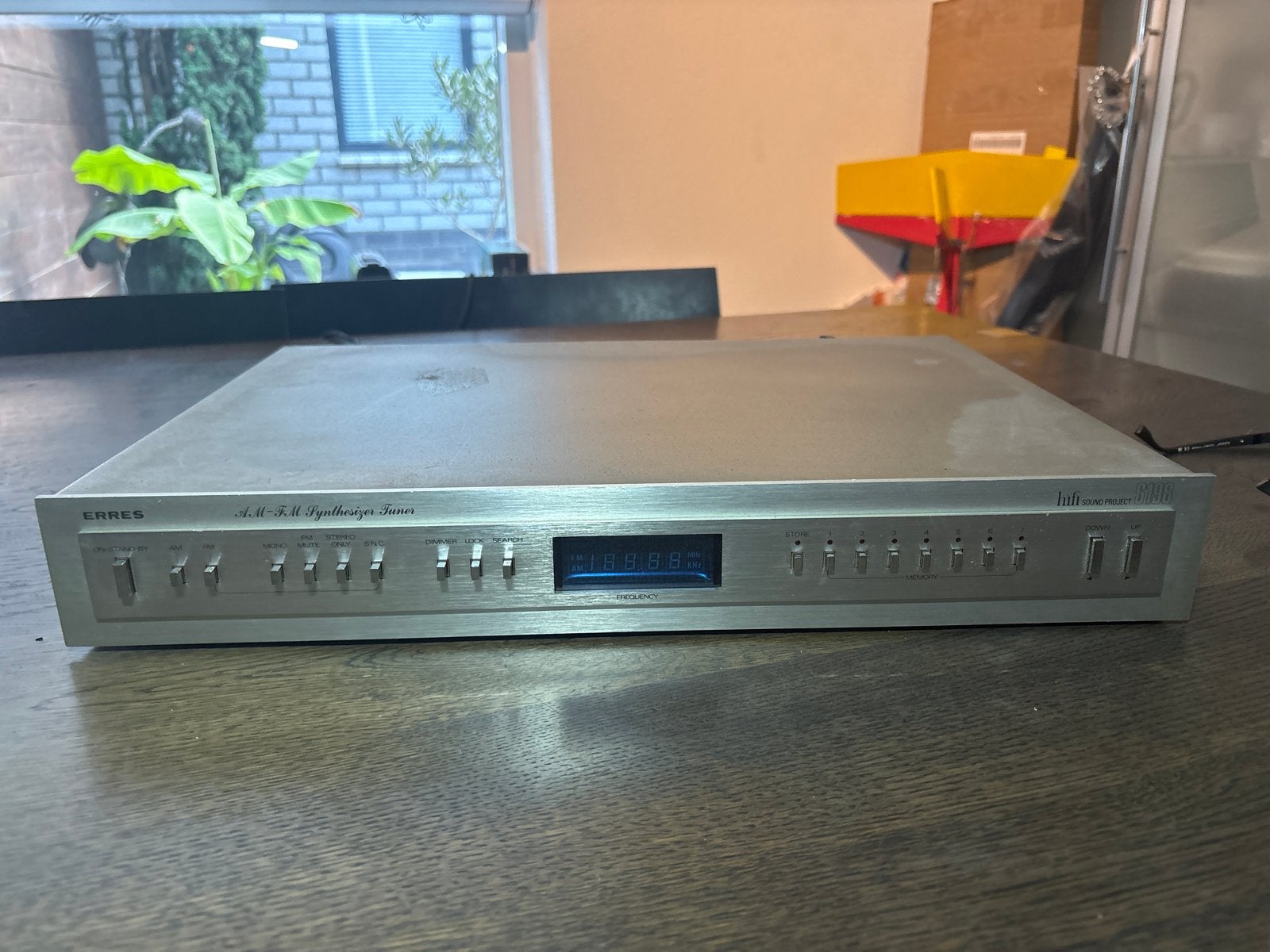 Erres AM-FM Synthesizer Tuner - Vintage Audio, Ophalen of Verzenden, Gebruikt
