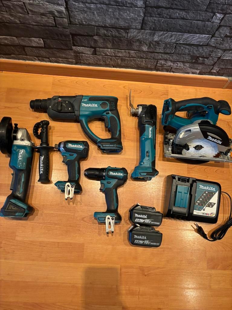 Makita set, Ophalen of Verzenden, Zo goed als nieuw, Boor- en/of Breekhamer