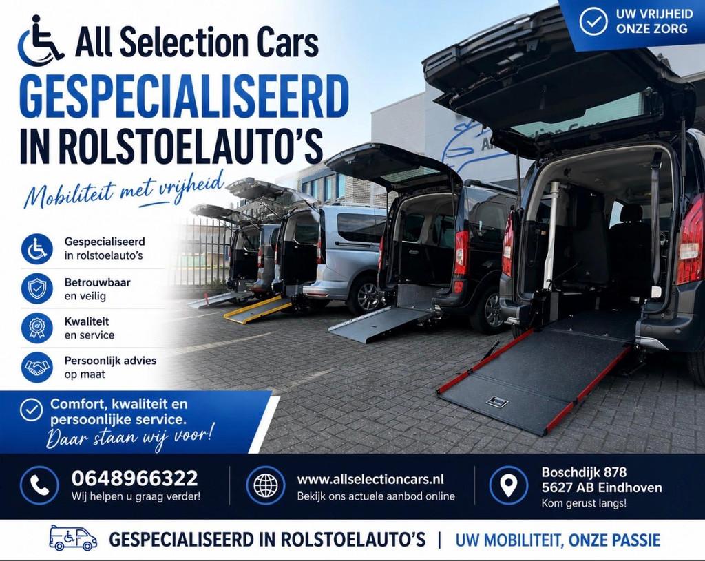 Toyota PROACE CITY Verso L1 - Rolstoelauto 4+1 - Alle Opties, Auto's, Toyota, Voorwielaandrijving, Gebruikt, Euro 6, Met garantie (alle)