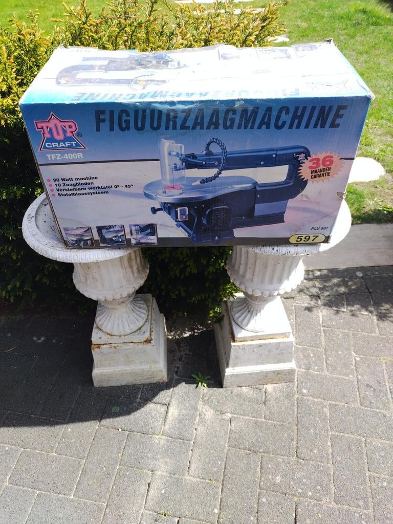 Elektrische figuurzaag machine, Ophalen, Zo goed als nieuw, 30 tot 70 mm, Figuurzaag