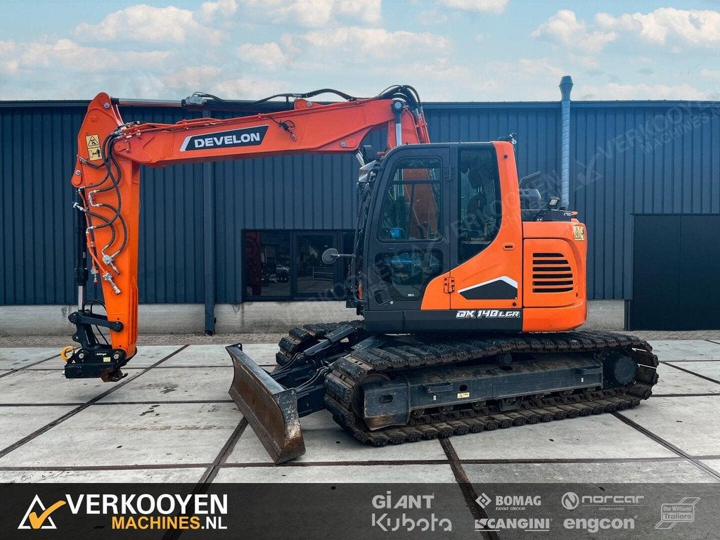2023 Doosan DX140 LCR-7 VK10818 Develon, Graafmachine