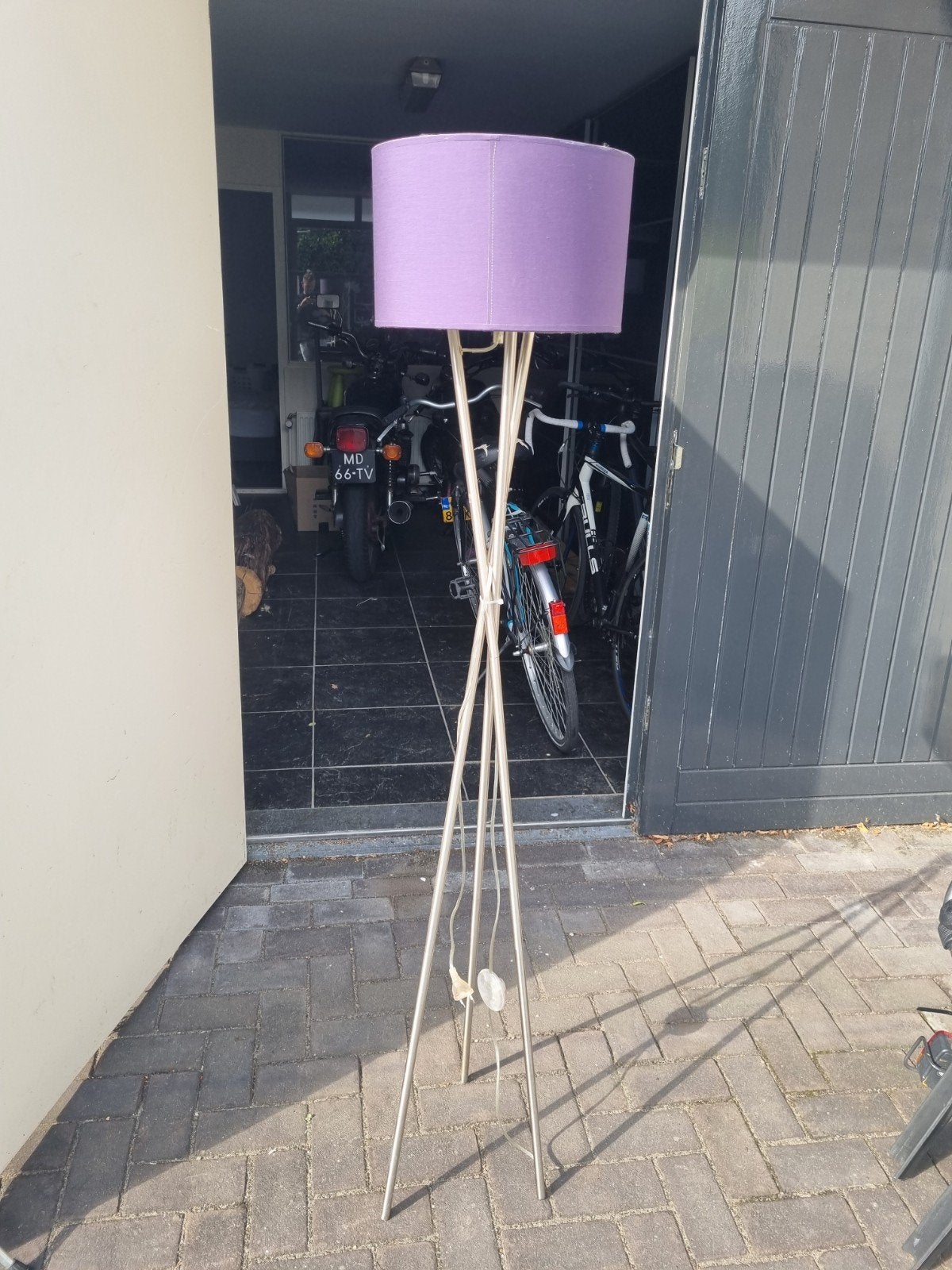 home sweet home staande lamp met lampenkap, Zo goed als nieuw, Metaal, 150 tot 200 cm, E27 (groot)