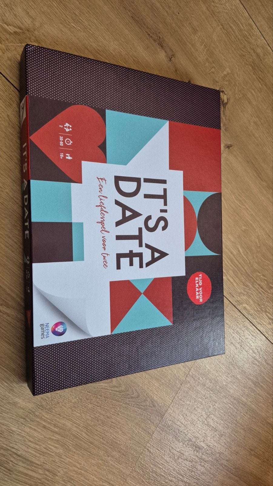 It's a Date: Een liefdesspel voor twee, Een of twee spelers, Ophalen of Verzenden, Zo goed als nieuw, Neshama Games