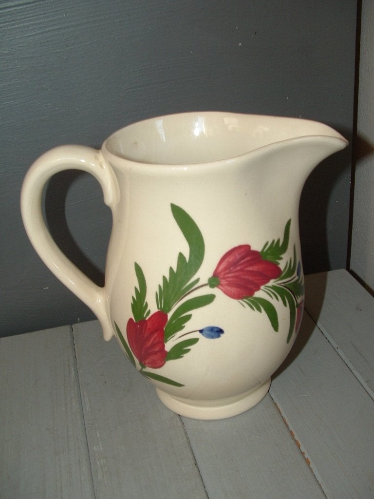 Pottery Huizen schenkkan kannetje melkkan vaasje., Ophalen of Verzenden