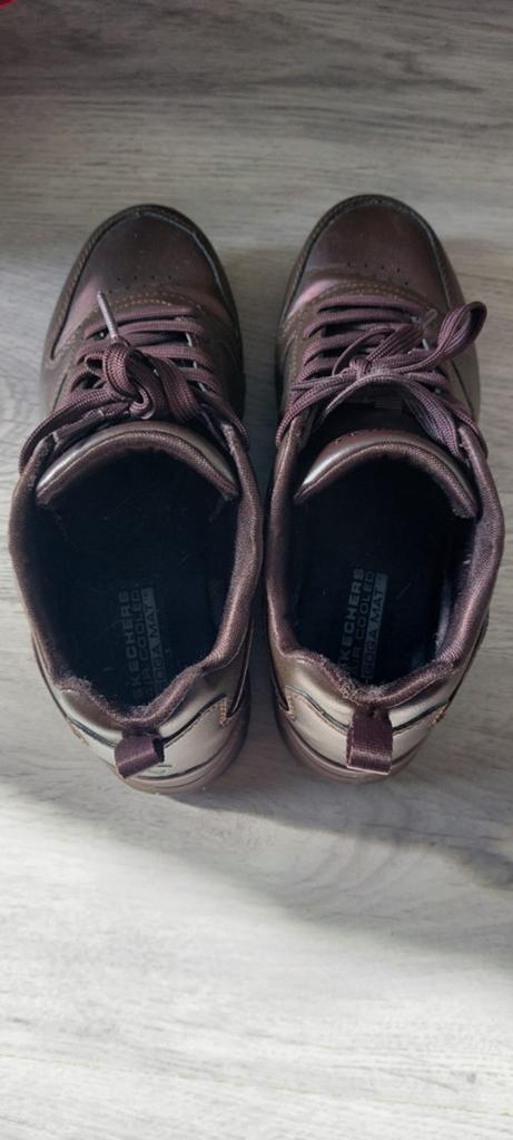 Skechers, Kleding | Dames, Schoenen, Ophalen, Gedragen, Bruin, Sneakers of Gympen