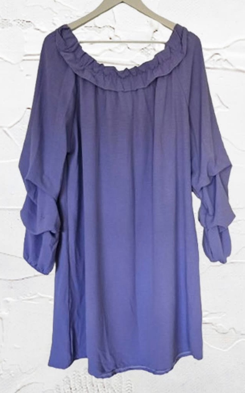 Nieuwe off-shoulder tuniek New Collection mt 50, Kleding | Dames, Ophalen of Verzenden, Nieuw, Blauw, Blouse of Tuniek