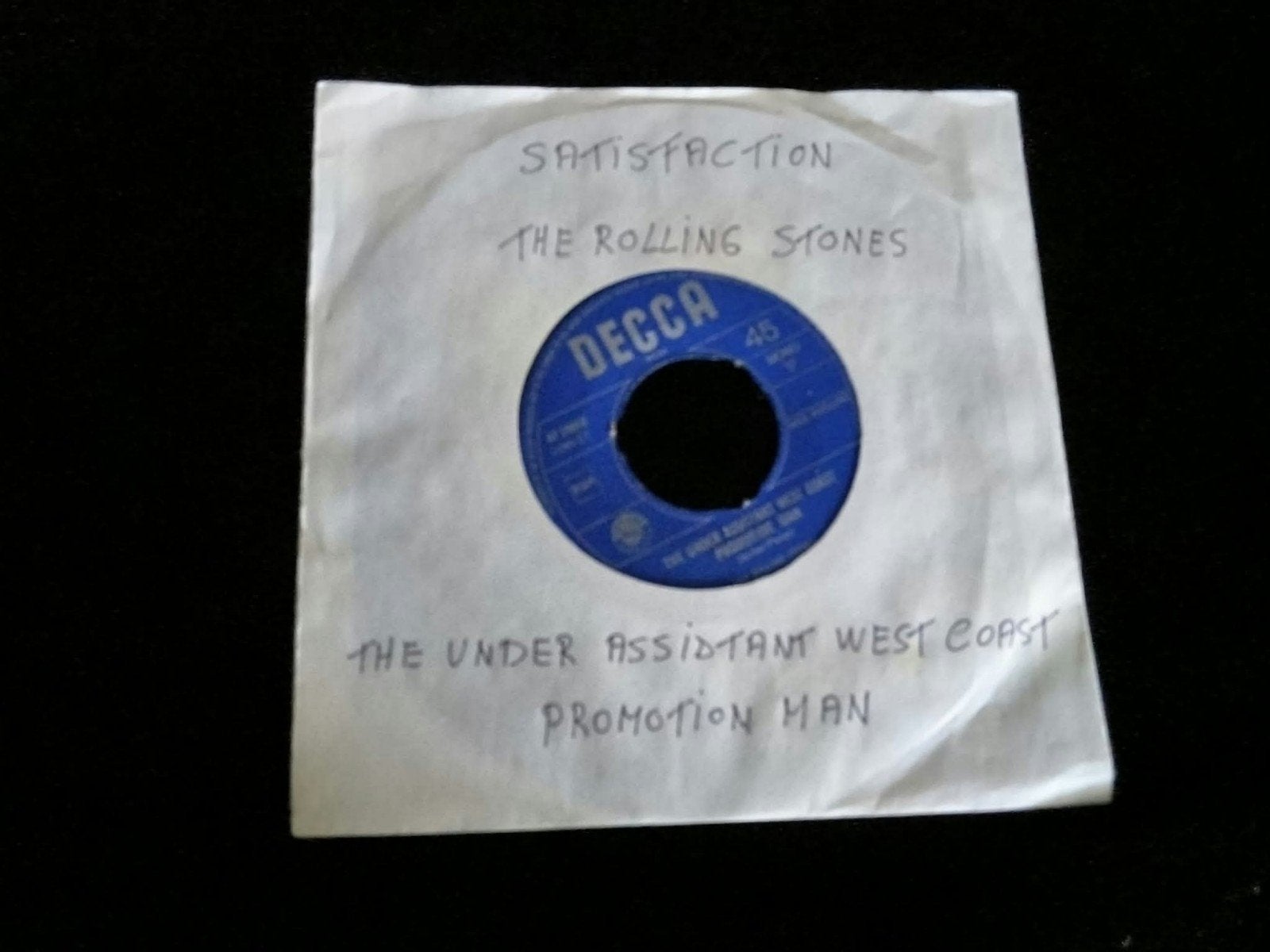 The Rolling Stones - Satisfaction (Decca 45 toeren vinyl, Gebruikt, 7 inch, Originele persing, Ophalen of Verzenden