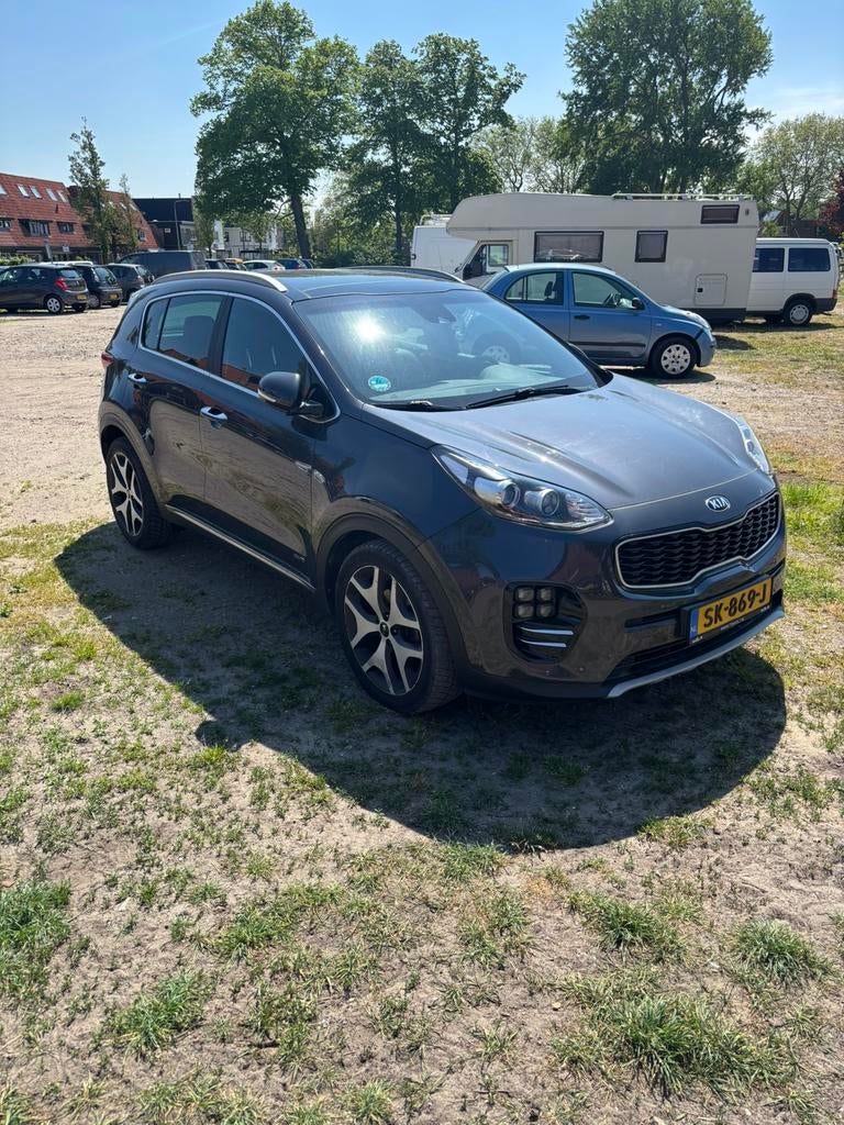 Kia Sportage 1.6 T-gdi 4WD AUT 2018 Grijs, Auto's, 4 cilinders, Origineel Nederlands, Vierwielaandrijving, Particulier