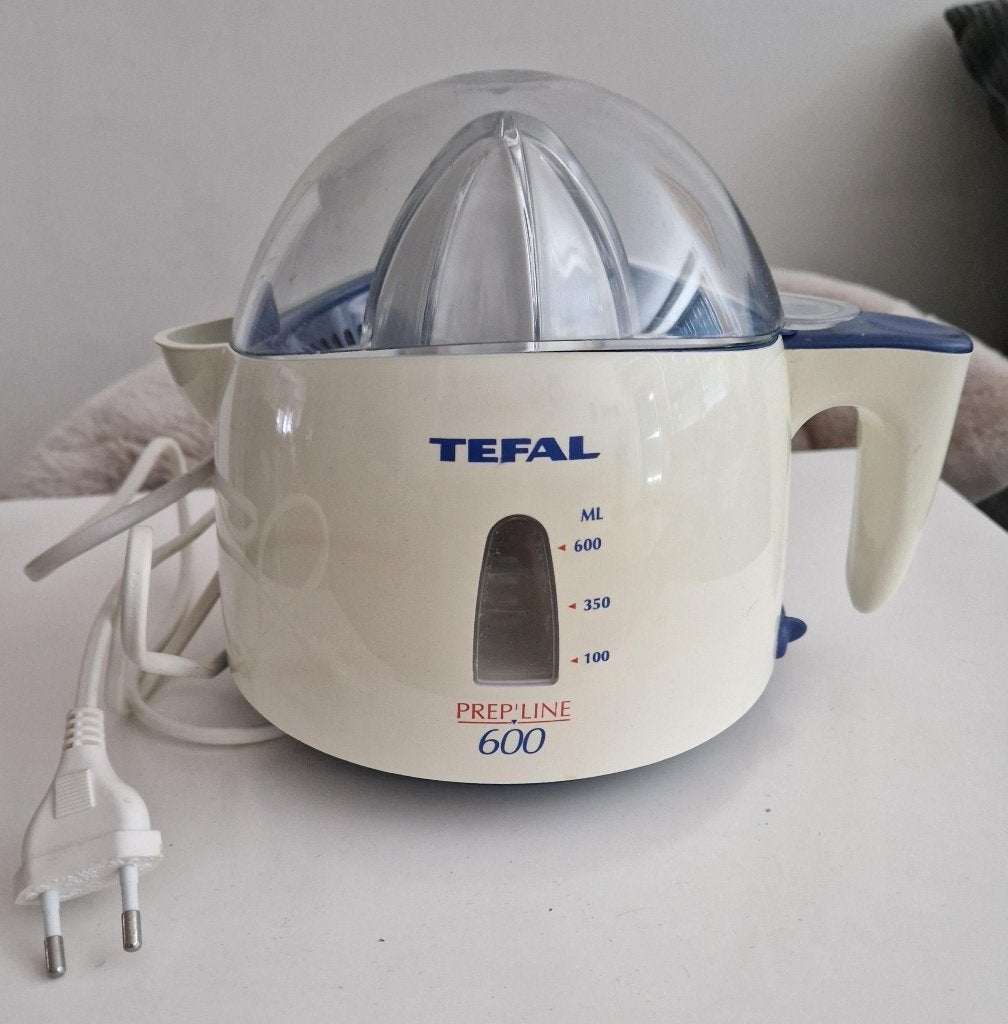 Tefal Prep'line 600 citruspers zgan, Ophalen of Verzenden, Zo goed als nieuw, Elektrisch, Citruspers