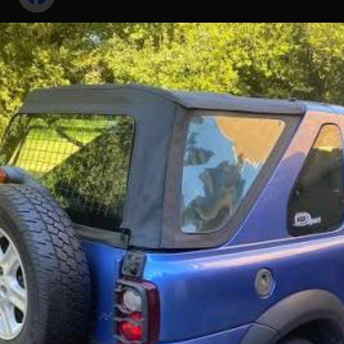 Softtop Land Rover Freelander 1 Cabrio compleet met hoes, Ophalen, Gebruikt, Land Rover