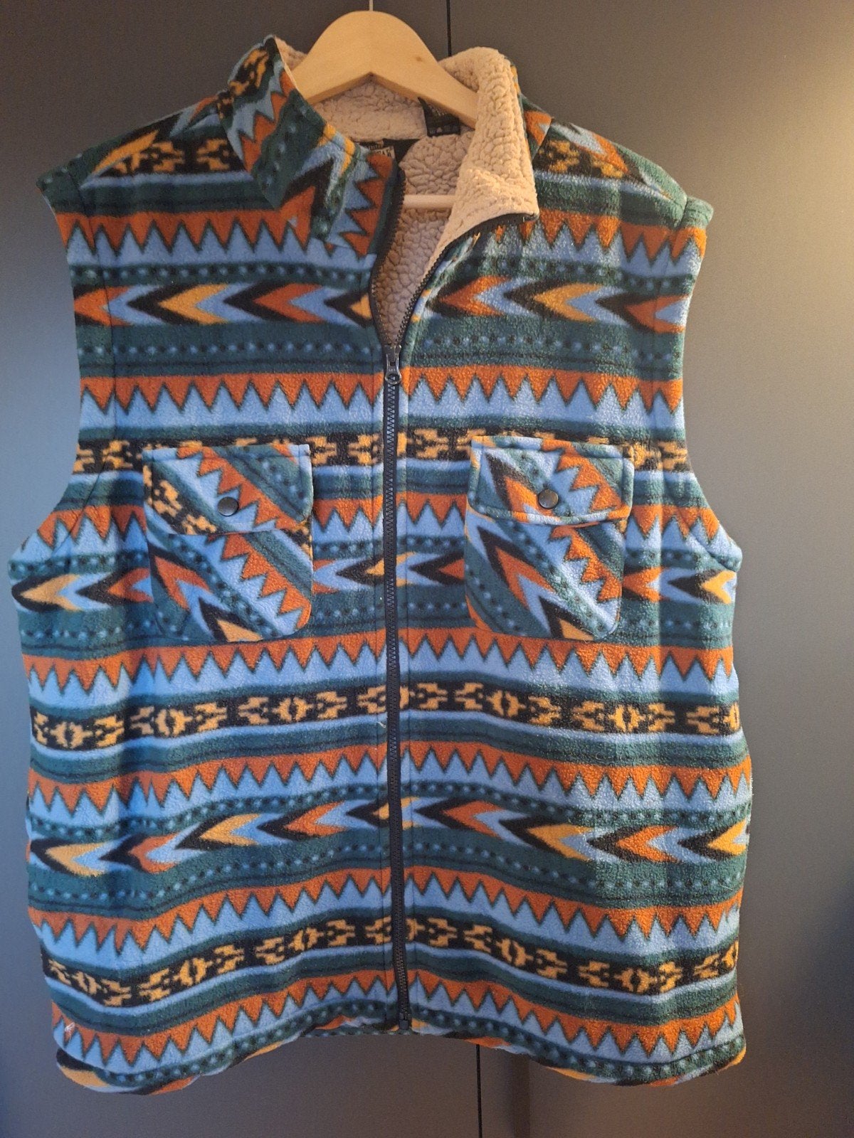 Guide Gear Fleece Vest Retro, Ophalen of Verzenden, Gedragen, Maat 52/54 (L), Meerkleurig