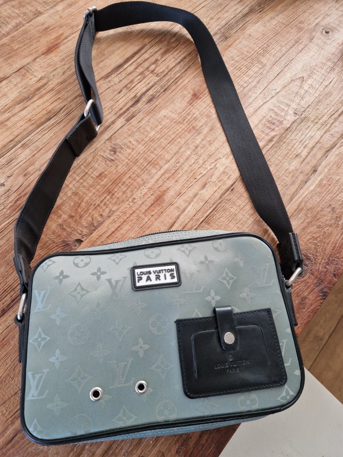 Niet originele Louis Vuitton schoudertas, Ophalen of Verzenden, Gebruikt, Groen, Schoudertasje