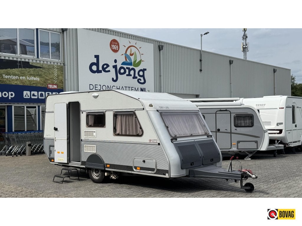 Kip Grey Line 44 TTZ Mover-Voortent-Airco, Caravans en Kamperen, Caravans, Schokbreker, Overige typen, Kip, Bedrijf
