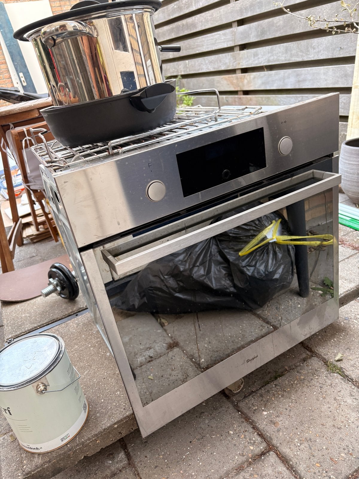 Whirlpool oven - defect, voor de handige klusser, Witgoed en Apparatuur, Ovens, Ophalen, Niet werkend, Whirlpool, Oven