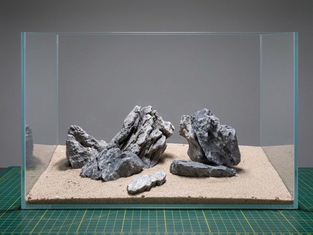Iwagumi-aquariumhardscape – "Zen" met Seiryu-stenen, Dieren en Toebehoren, Ophalen of Verzenden, Nieuw, Plant(en), Steen of Hout